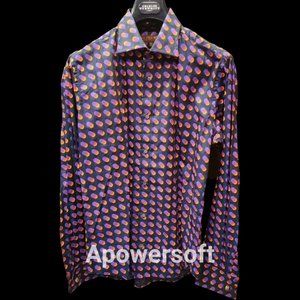 Extremely Rare!!! NWT TED BAKER London Ltd Edition Polka Dot Warship Shirt